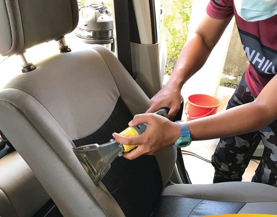 KHIDMAT CUCI kusyen kereta